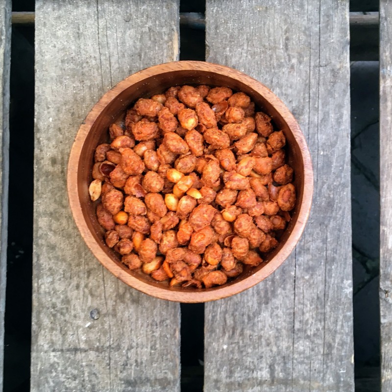 Rijstcrackers Katjang Pedis Verse gezonde noten