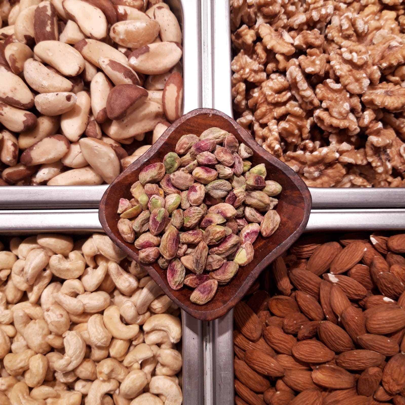 Noten bevatten veel fosfor.